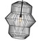 Z-Lite Orsay 1 Light Pendant, Matte Black & Clear 1941P24-MB - alternate 6
